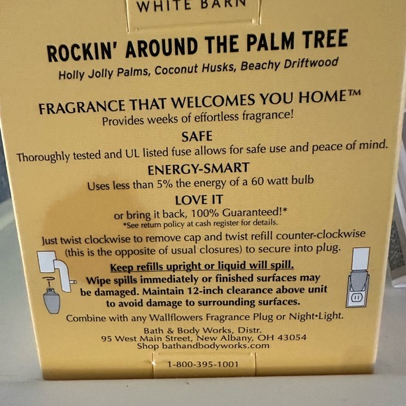 White Barn Seahorse Wallflower Plug with scent control & Box of 2 Fragrance Fill - Picture 3 of 7